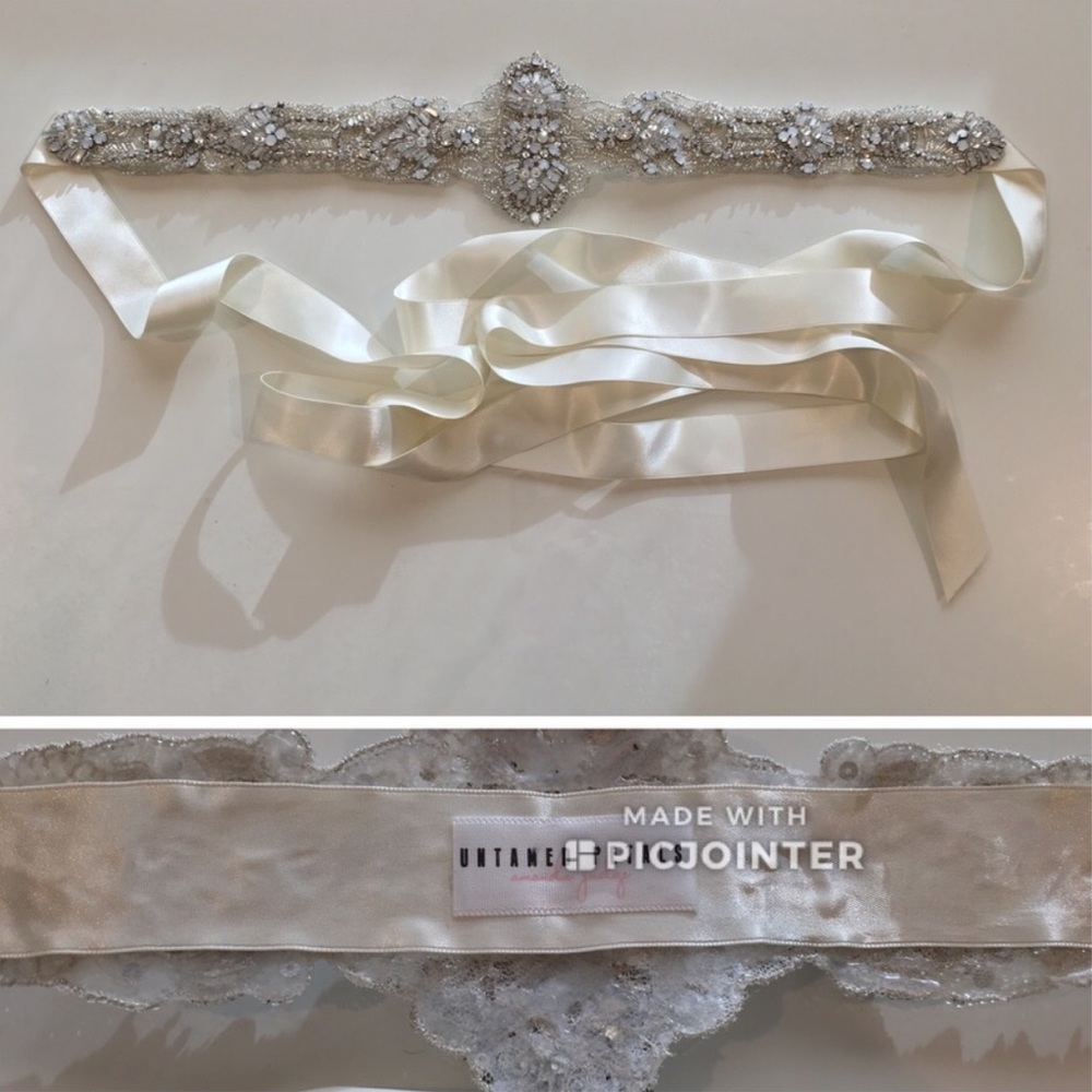 BHLDN Untamed Petals Bridal Sash by Amanda Judge ♡